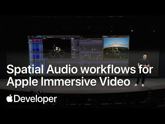 Spatial Audio workflows for Apple Immersive Video | Meet with Apple