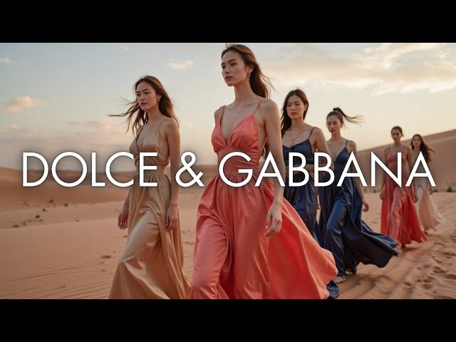 Chic Desert Vibes Fashion | Moods  Music for Designers of Brand DOLCE & GABBANA