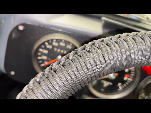 DIY How to do a paracord wrap on a steering wheel Part 1 #vw #baja #paracordtutorials #paracord