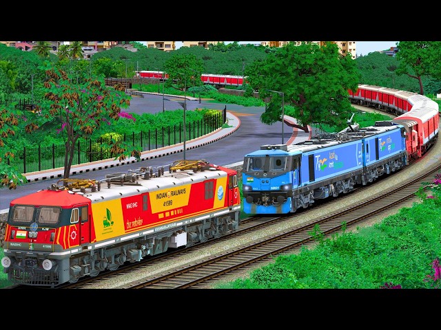 WAG9 RESCUE WAG12 CEMENT PARCEL TRAIN | BUMPY RAILROAD | Train Simulator | Railwork | NTG GAMING