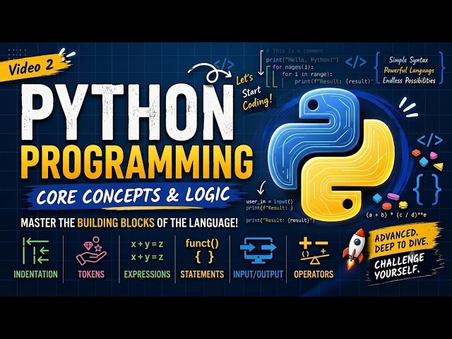 Python Programming for Beginners | Lesson 2 | Operators & Operator Precedence