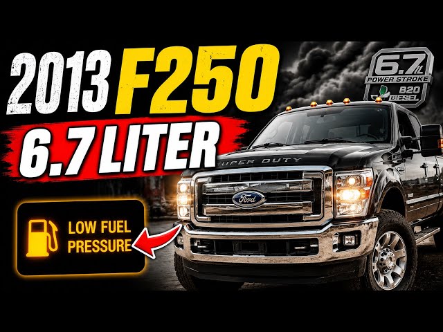 Phantom LOW FUEL PRESSURE 2013 Ford F250 6.7 Powerstroke 