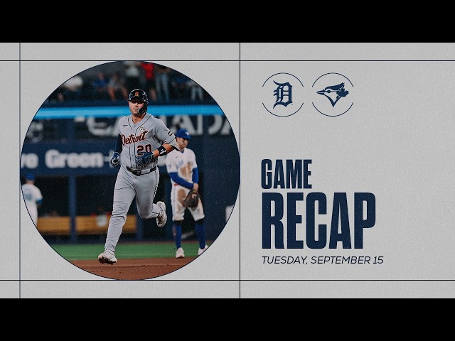 Tigers vs. Blue Jays Highlights (9/15/26) | MLB Highlights
