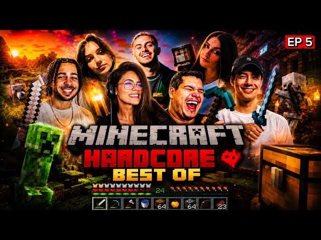 Minecraft Hardcore: Fails, Scares, and Laughs EP 5 (Best of)