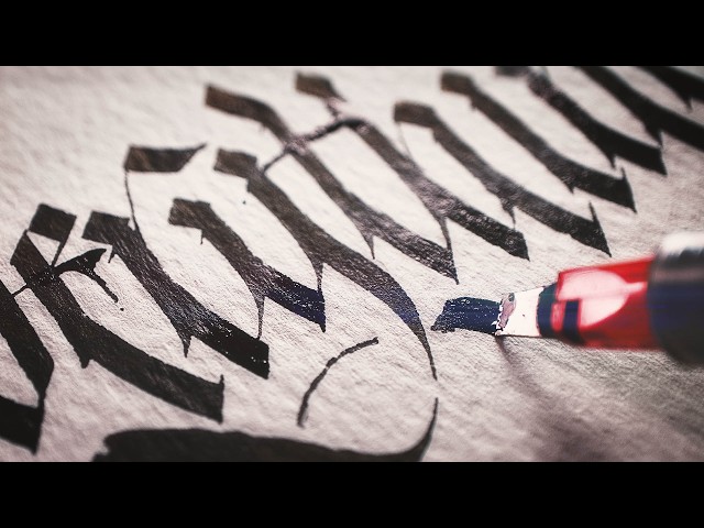 Everything You Need to Learn Gothic Calligraphy in 12 minutes