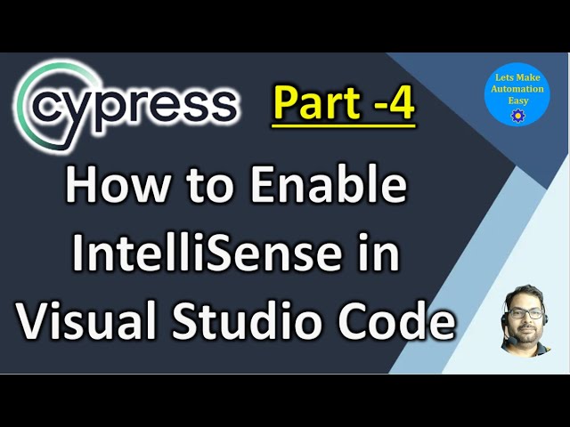 Part 4 | How to Enable IntelliSense in Visual Studio Code for Cypress