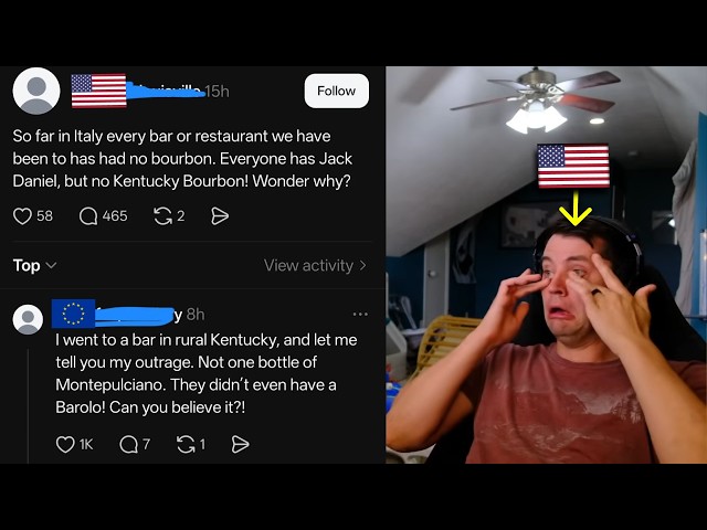 American reacts to Crazy American Comments About Europe