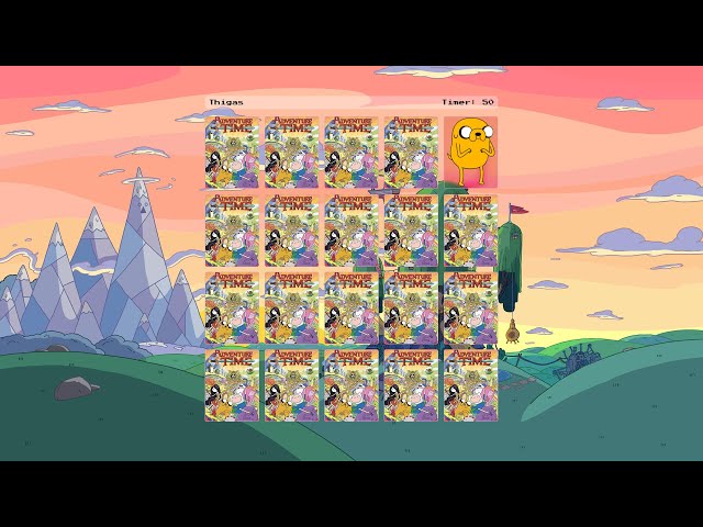 Memory Game - Adventure Time | html, css, js
