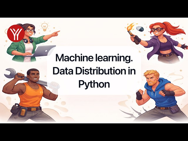 Machine learning. Data Distribution in Python