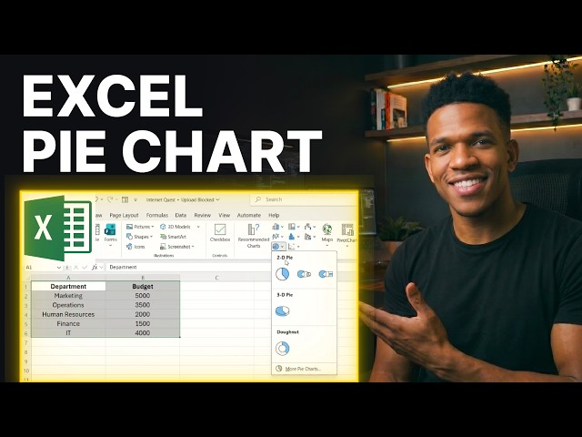 How to Create a Pie Chart in Excel (2026) | Step-by-Step
