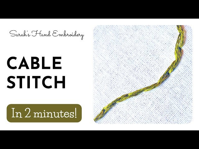 How to do Cable Stitch