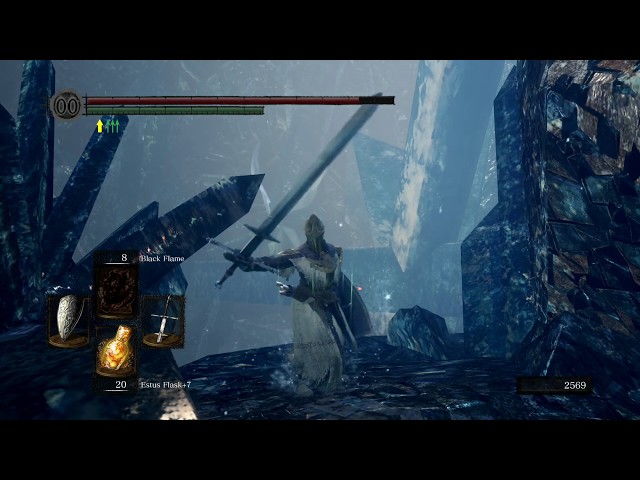 Quick and Easy Crystal Cave Invisible Path Tutorial / Dark Souls Remastered Xbox One