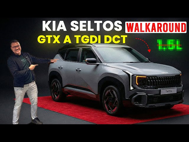 Better than Sierra? What about Safety? 2026 Kia Seltos GTX DCT:  😱 Full Walkaround |