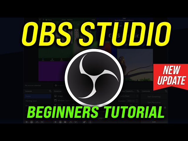 How to Use OBS Studio - Beginner Tutorial