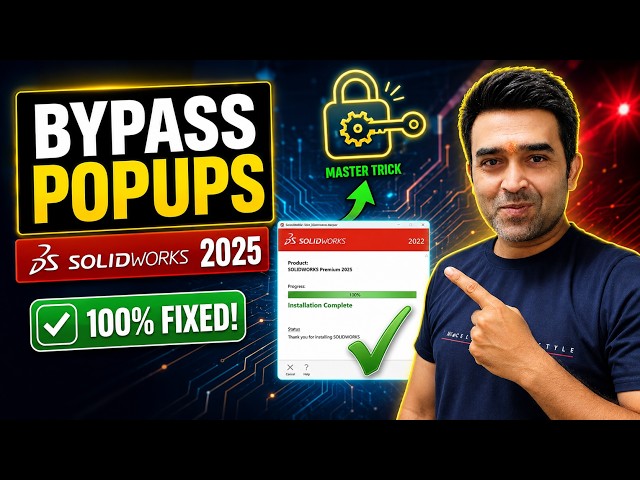 Install SolidWorks 2025 Without SQL Server Conflicts | Step-by-Step Tutorial