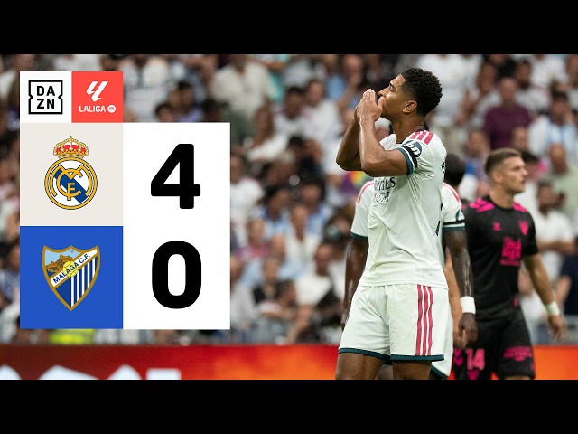 Real Madrid vs Málaga CF (4-0) | Match Highlights and Goals | LALIGA EA SPORTS