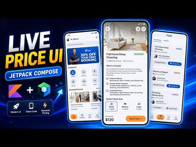 Building a Home Services App UI in Jetpack Compose