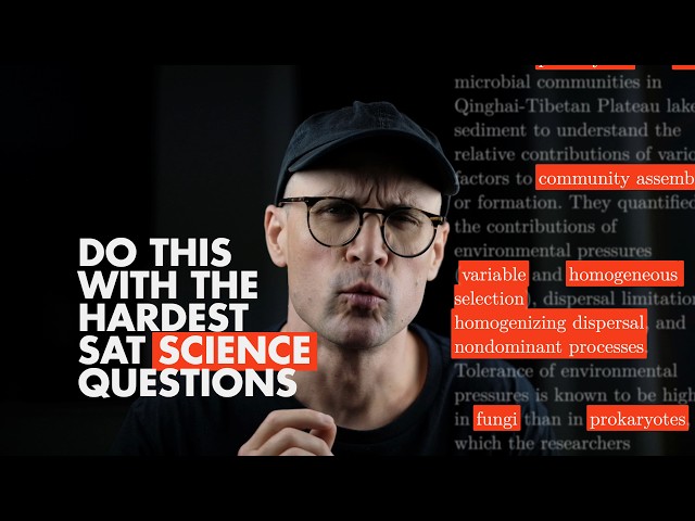 SAT reading questions with charts are easy, actually