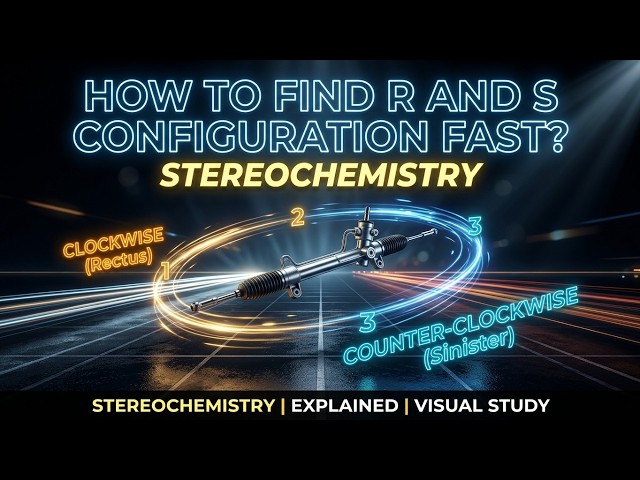 R and S Configuration Trick — Solve in 10 Seconds | Chemistry