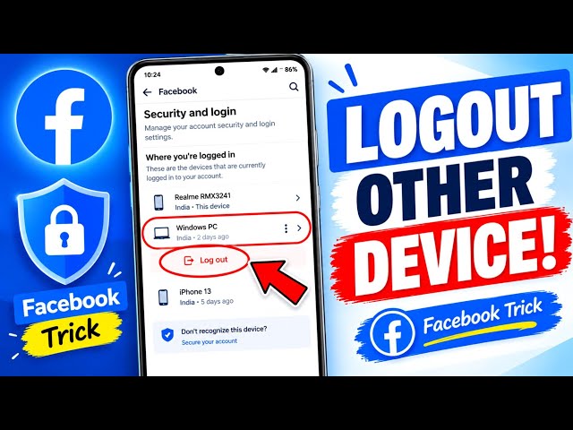 How to Log Out of Your Facebook Account from Other Devices || Remove Your Facebook Account from O...