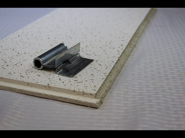 How to Use a ToolPro Shadowline Cutter to cut Custom Size Ceiling Tiles