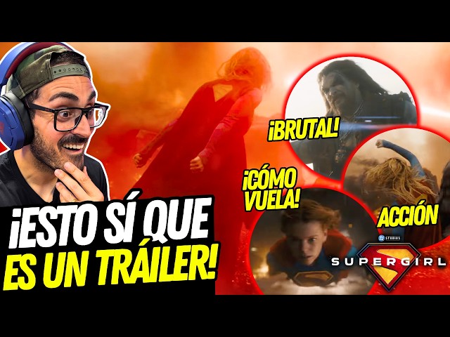 ¡Este tráiler SÍ que da HYPE! 🔥 SUPERGIRL Reacción Tráiler Entradas a la venta | ¡Acción a tope!