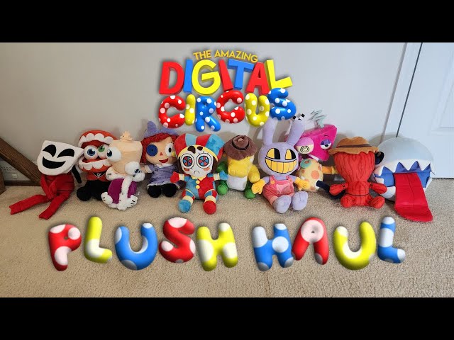 The Amazing Digital Circus: PLUSH HAUL (Ten TADC Plushies)
