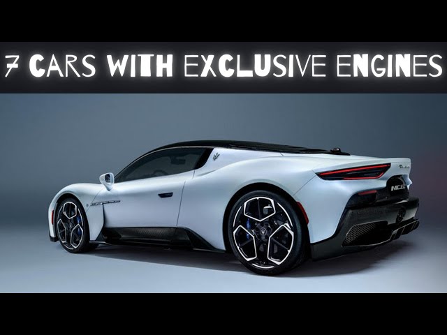 7 CARS WITH EXCLUSIVE ENGINE | AUTO TECHNOLOGY | UPDATES | AUTO ZAG