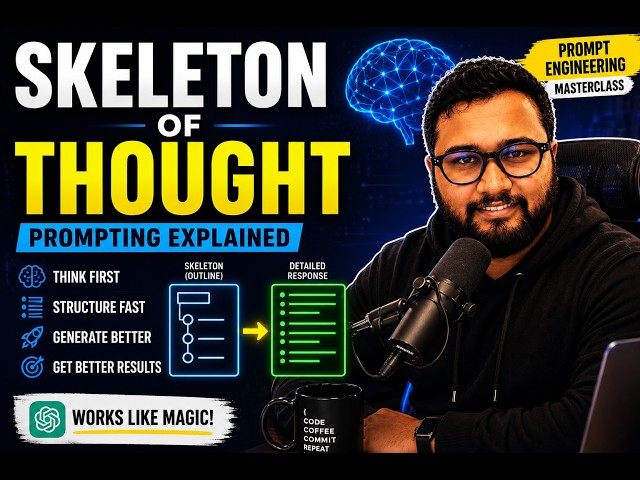 Skeleton of Thought Prompting | Prompt Engineering Masterclass Part 4 | ChatGPT AI