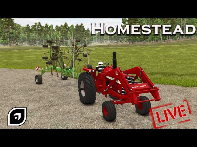 🔴LIVE🔴Can we solve our Hay and Silage Problem today? Community Games tonight!!! Homestead Fs25