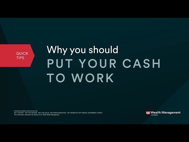 Is too much cash holding you back?