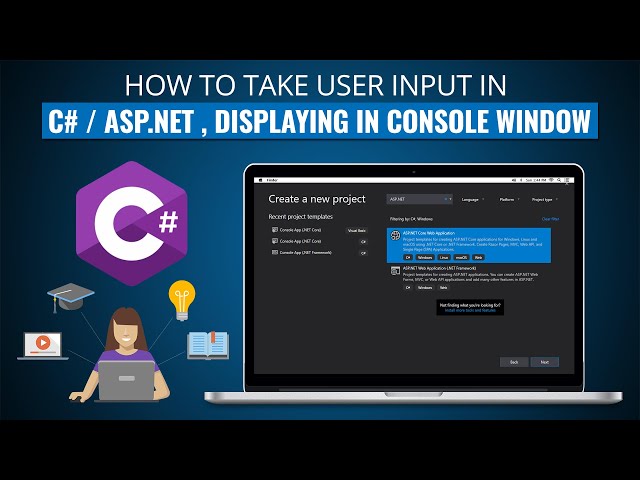 How to Take User Input in C# / ASP.net , displaying in Console Window