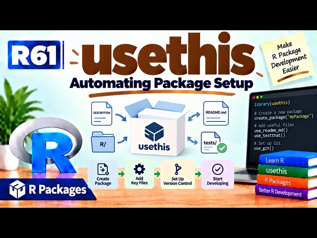 R61 | usethis — Automating Package Setup | R Packages | Uplatz