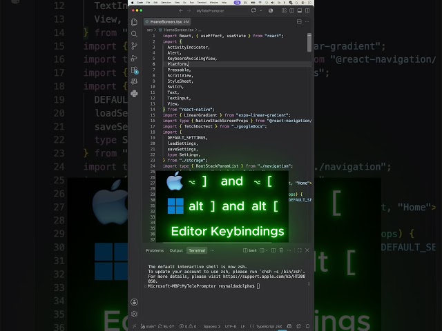 🔎 Change Font Size Without Zooming VS Code UI #vscode #developertips #coding #programming