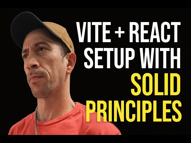 📦 Vite + React Setup Tutorial | Folder Structure + SOLID Principles 💡