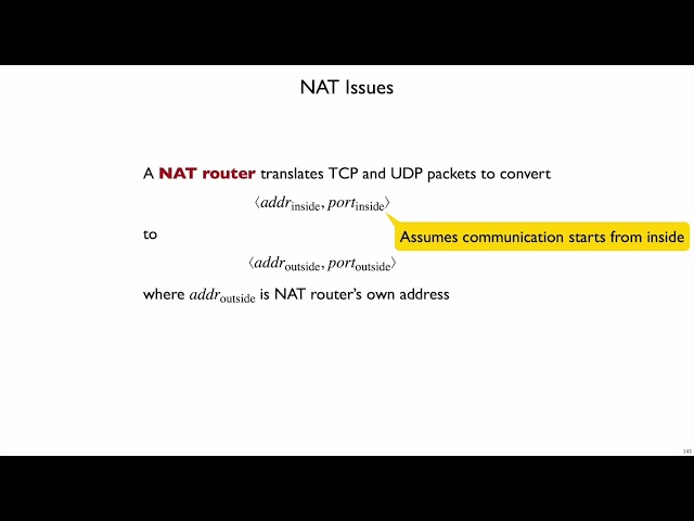 Netsec Network Layer Data Plane 6 - NAT Issues
