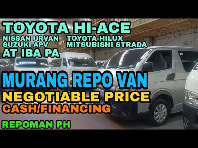 MURANG REPO VAN | CHEAPEST REPO VEHICLE | PINAKAMURANG HATAK NG BANGKO | MURANG SASAKYAN | REPOMAN