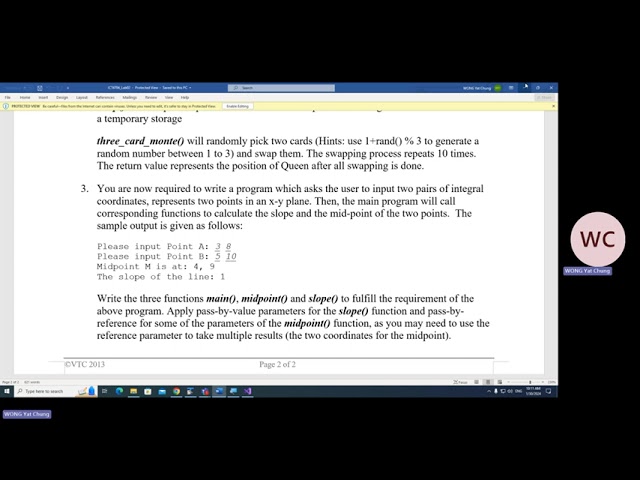 C++ Programming and Data Structures  —  Lab 03A