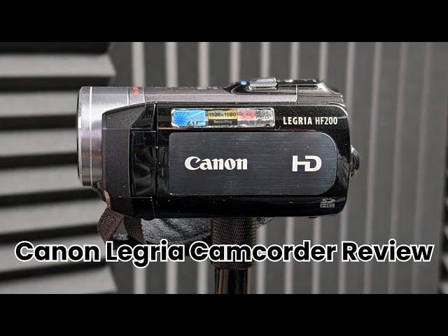 Canon Legria HF200 Camcorder Review