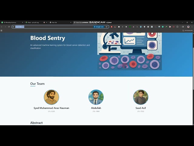 Blood Sentry Project: Convolutional neural network Part