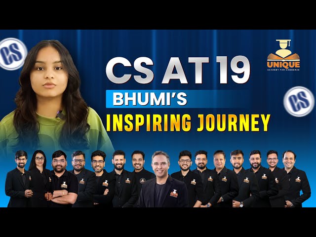 She Became a Company Secretary at Just 19! 💼 Bhumi’s Inspiring CS Journey
