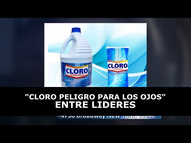 CLORO PELIGRO PARA LOS OJOS