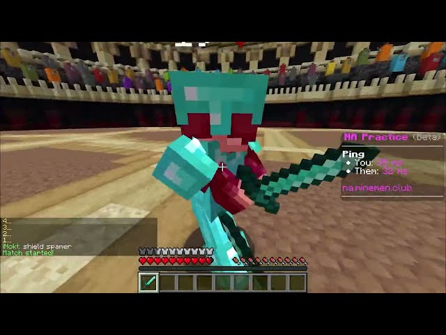 I fought @TakeNine  in sword PvP