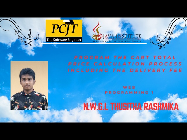 Task29 : Program the cart total price calculation process including the delivery fee