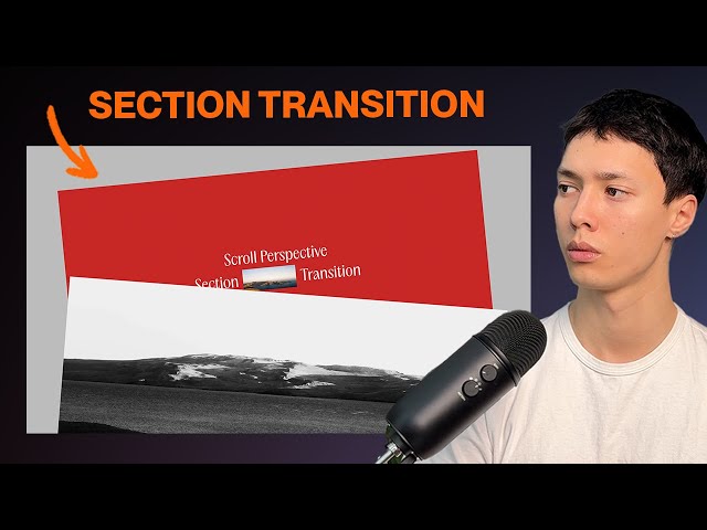 Build a Parallax Section Transition with React and Framer Motion