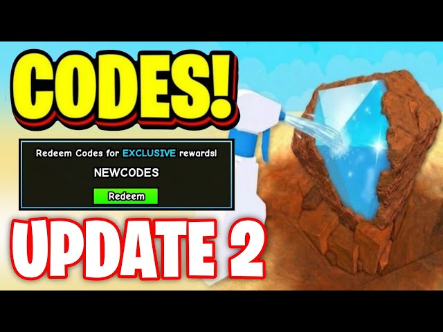 *UPD 2* ALL NEW WORKING UPDATE 2 CODES FOR DIG & CLEAN! ROBLOX DIG & CLEAN CODES