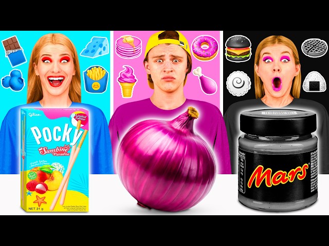 Food of The Same Colors Challenge | Crazy Hacks and Recipes by PaRaRa Challenge