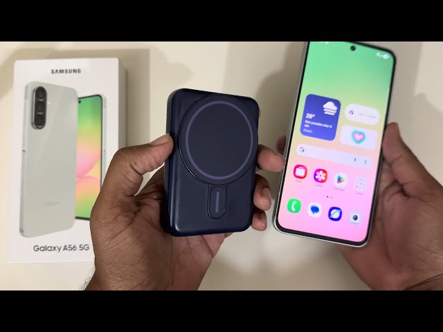 Does Samsung a56 support wireless charging?