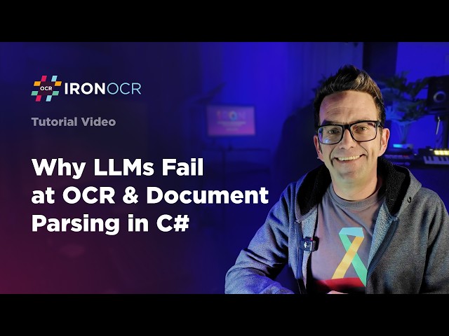 How to combine OCR with Large Language Models (LLMs) in C# | IronOCR