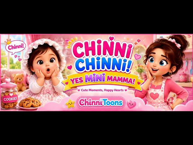 Chinni Chinni Yes Mini Mamma 🍪 | Funny Cartoon Song for Kids | ChinniToons